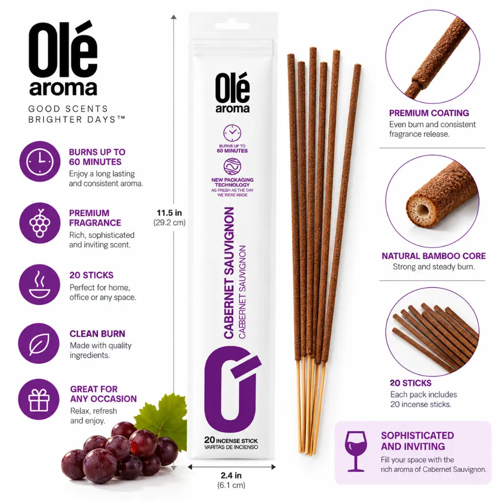 ole-aroma-cabernet-sauvignon-incense-product-details-20-sticks-60-minutes-burn.webp