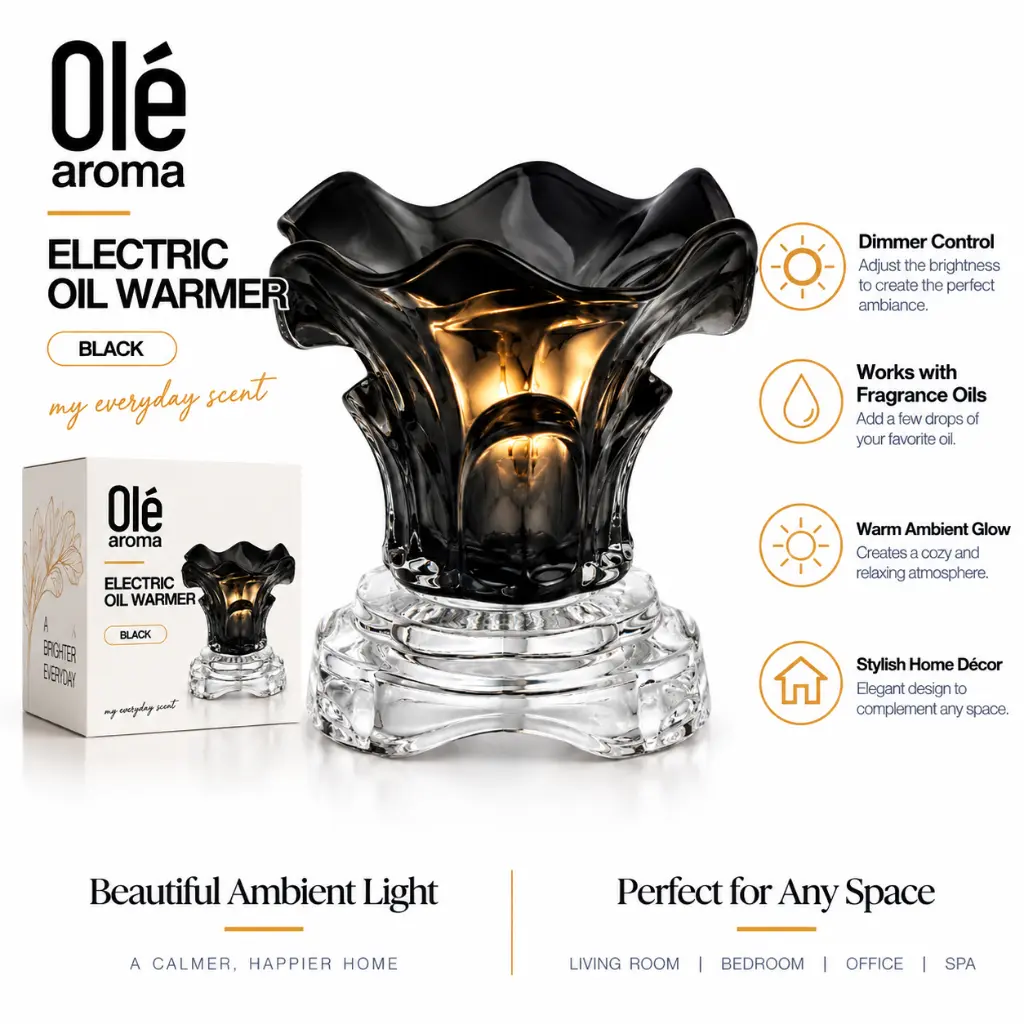ole-aroma-lily-black-dimmer-electric-oil-warmer-feature-personality.webp
