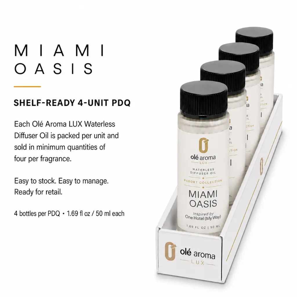 miami-oasis-lux-resort-4-unit-pdq-wholesale-waterless-diffuser-oil-ole-aroma.webp