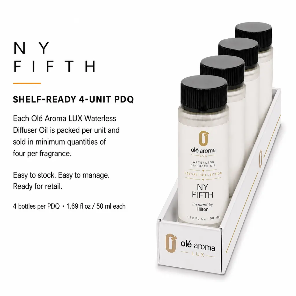 ny-fifth-lux-resort-4-unit-pdq-wholesale-waterless-diffuser-oil-ole-aroma.webp