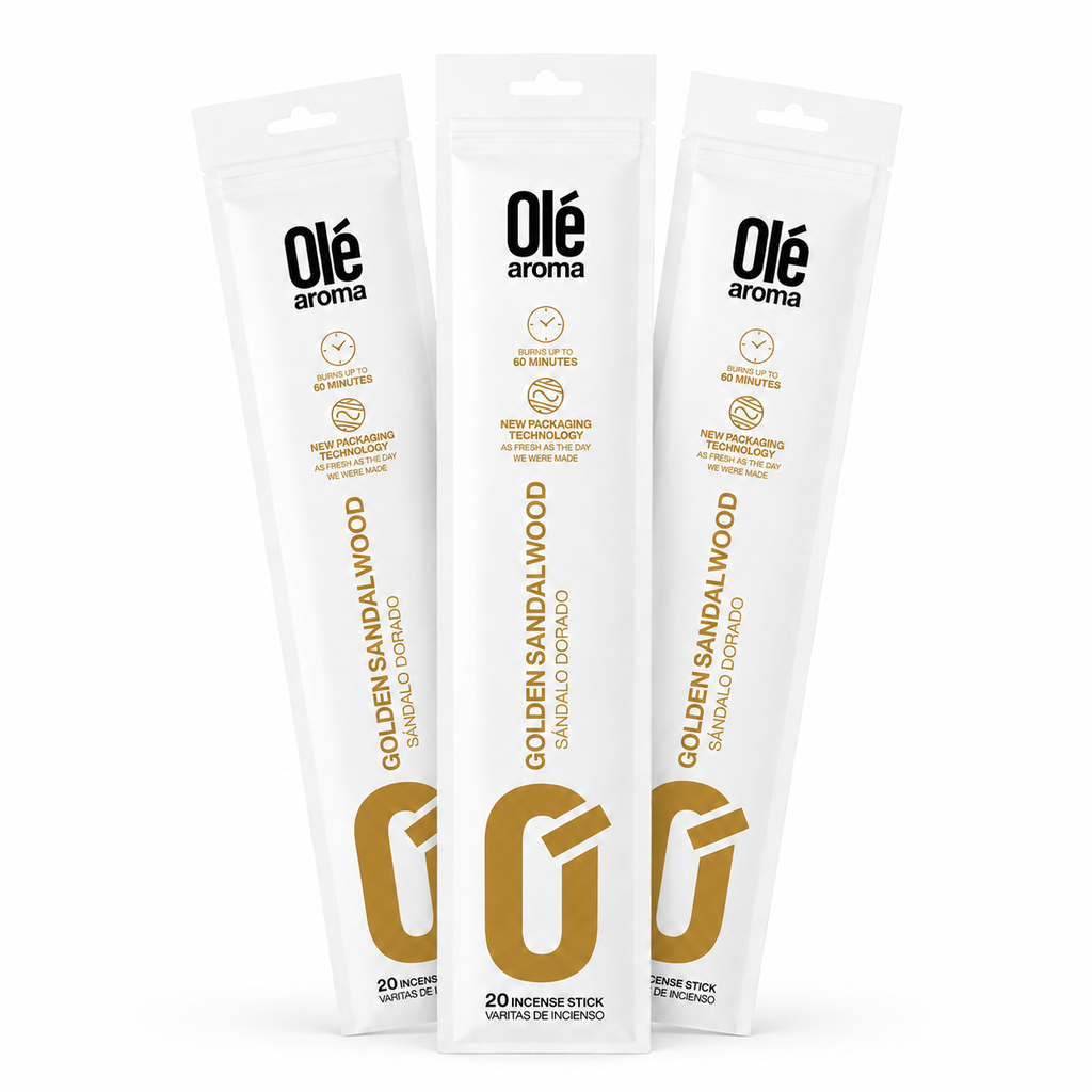 [IS139] Home - Pre Packed Incense Sticks - Golden Sandalwood