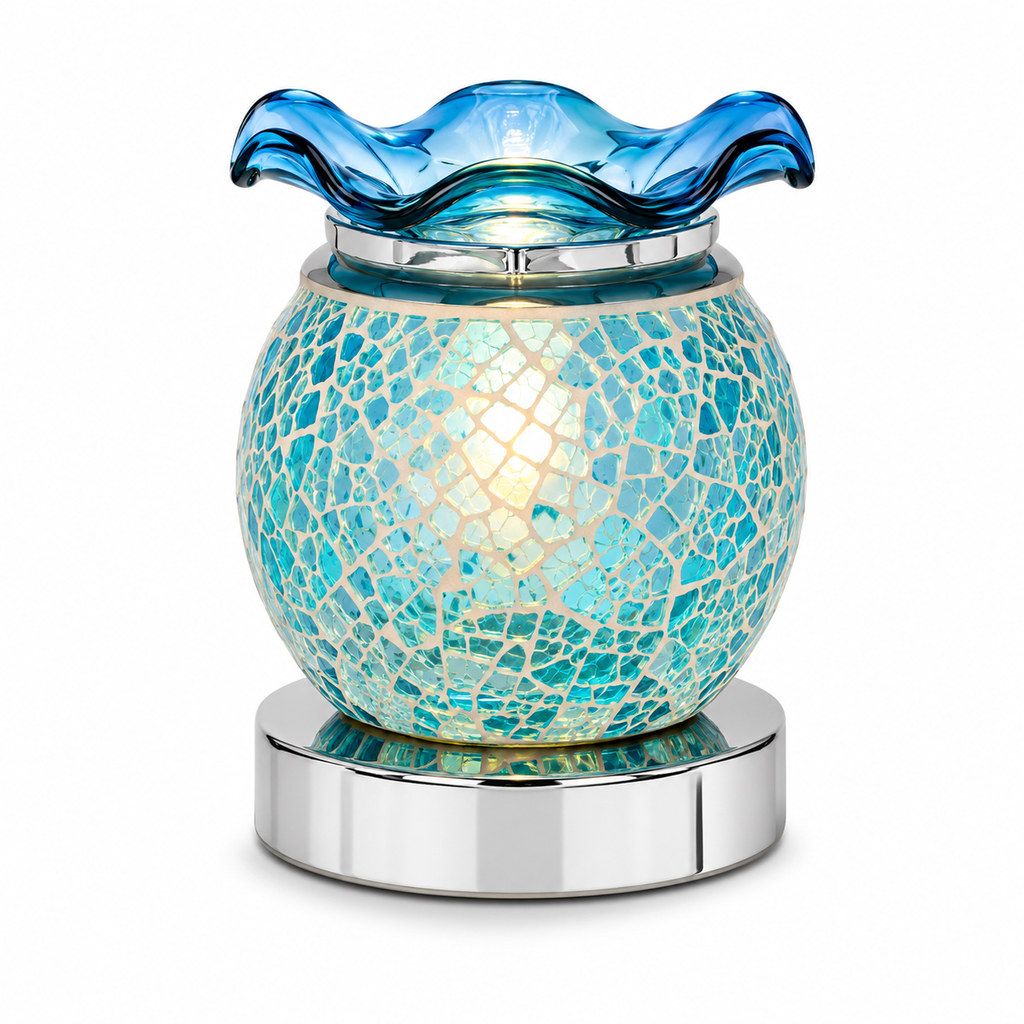 [ET501] Home - Electric Touch Lamp - Crackle Blue