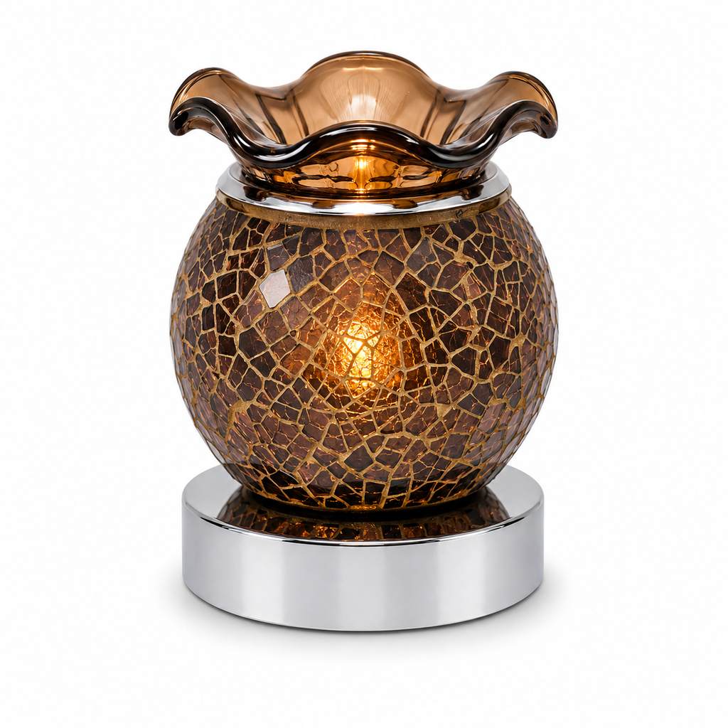 [ET502] Home - Electric Touch Lamp - Crackle Brown